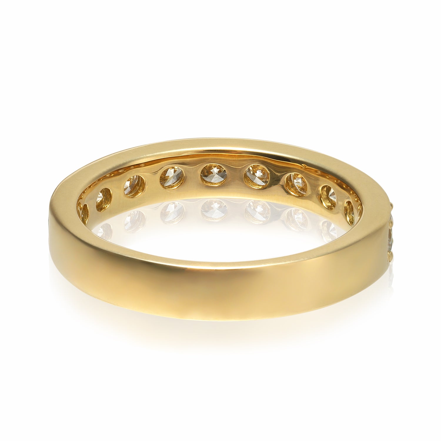 エタニティダイヤモンドリング イエローゴールド